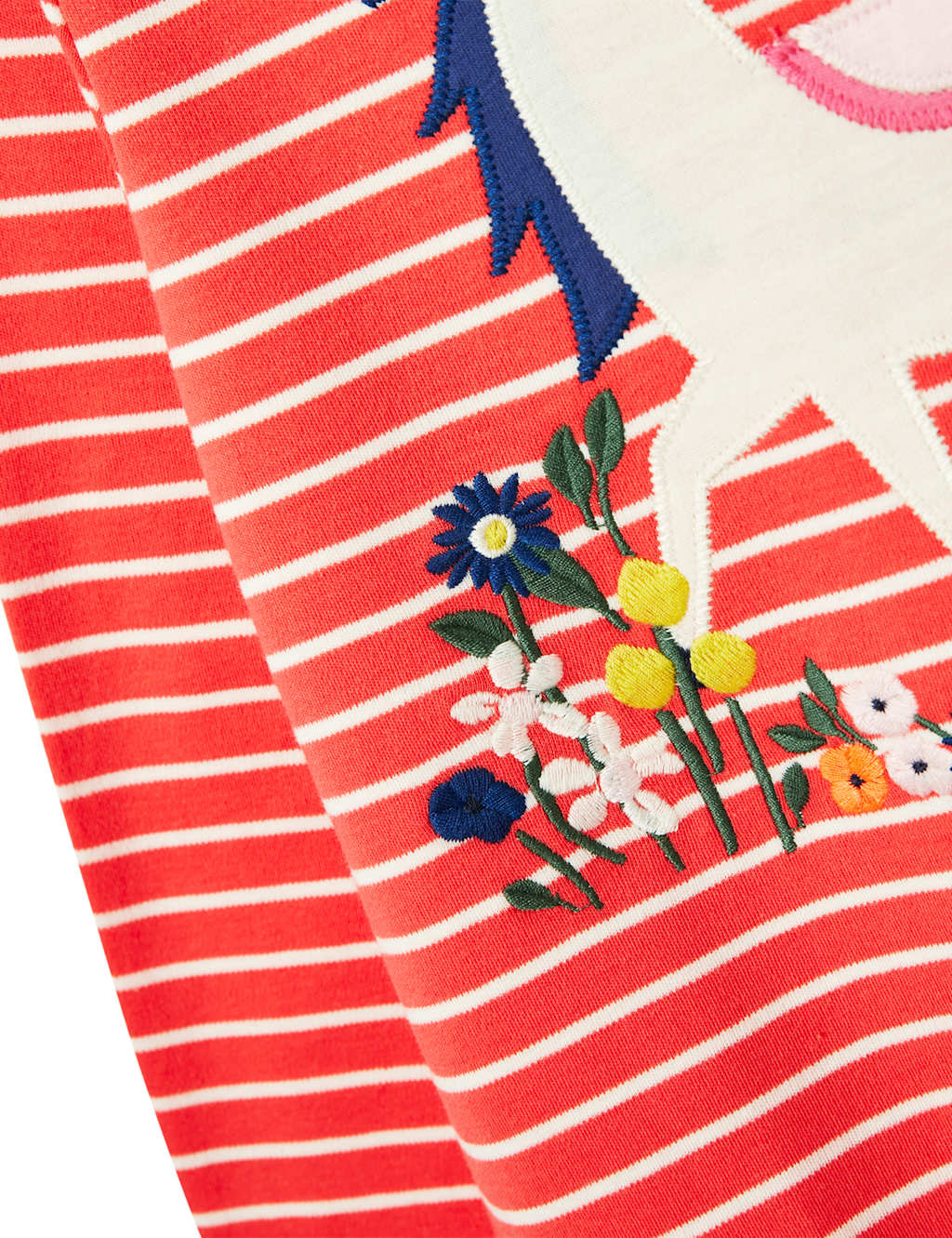 Organic Cotton Striped Horse Dress (2 -8 Yrs) image 4
