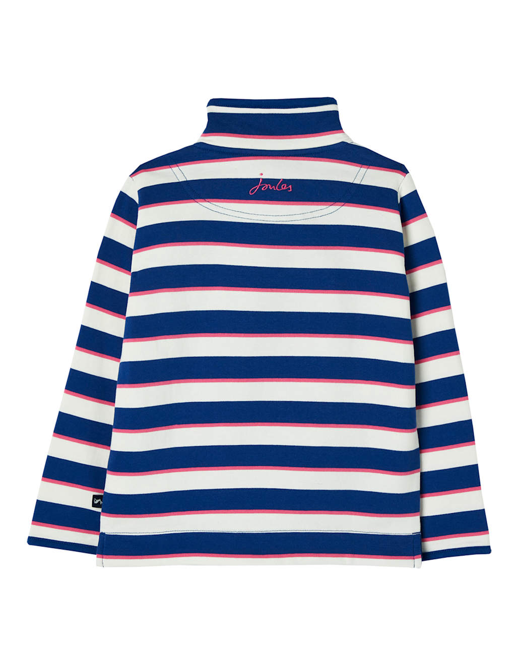 Cotton Rich Striped Half Zip Sweatshirt (2-12 Yrs) image 2