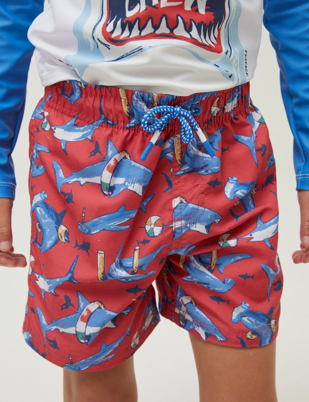 Shark Swim Shorts (3-13 Yrs) image 2