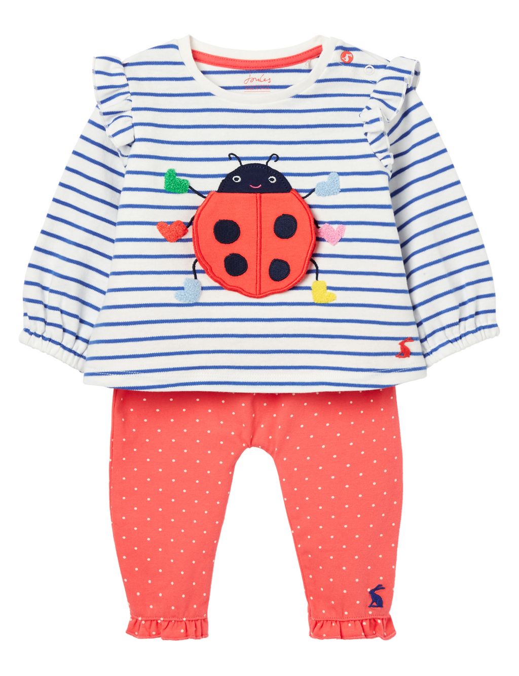 Cotton Rich Ladybird Outfit (0-3 Yrs) image 2
