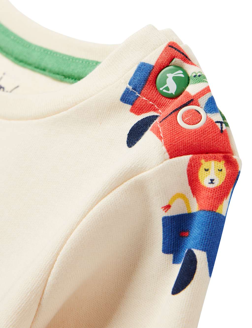 Cotton Rich Printed Outfit (0-3 Yrs) image 5