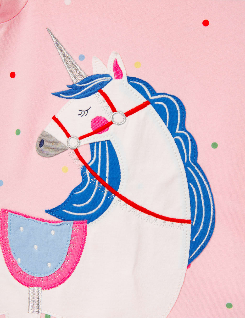 Pure Cotton Unicorn T-Shirt (2-8 Yrs) image 6