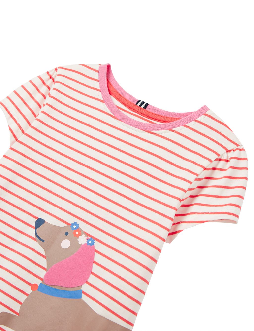 Pure Cotton Striped Dog T-Shirt (2-12 Yrs) image 4