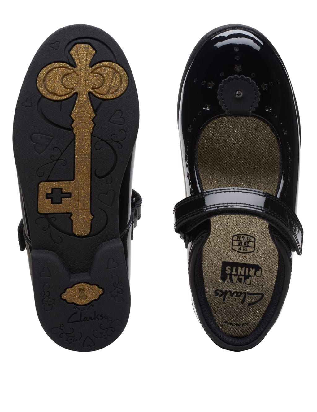 Kids' Patent Leather School Shoes (7 Small - 12 Small) image 3