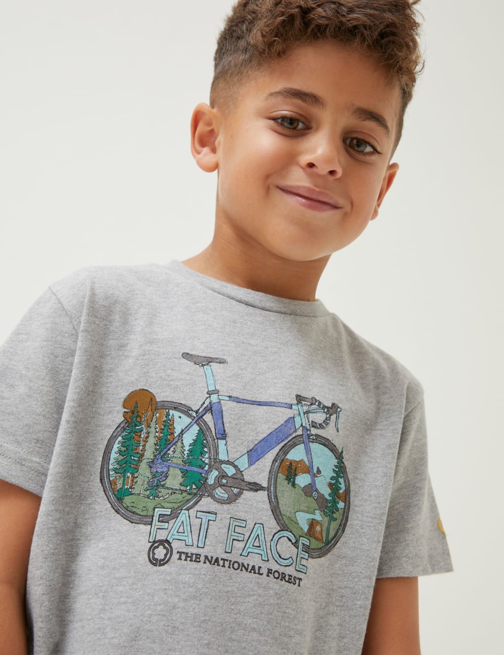 Pure Cotton Bike Print T-Shirt (3-13 Yrs) image 2