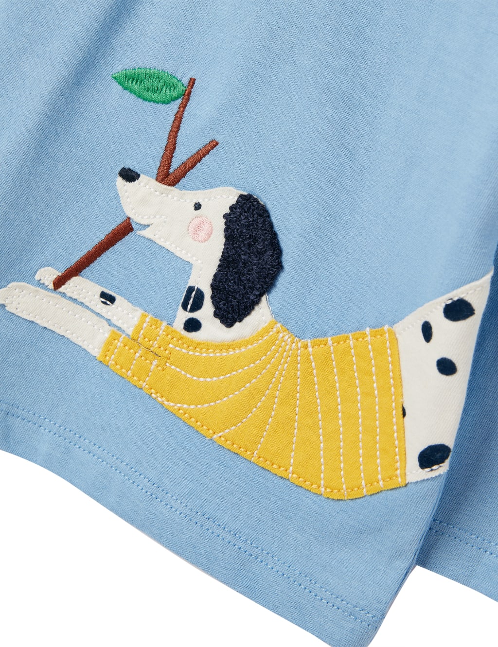 Pure Cotton Dog Appliqué Top (2-12 Yrs) image 4