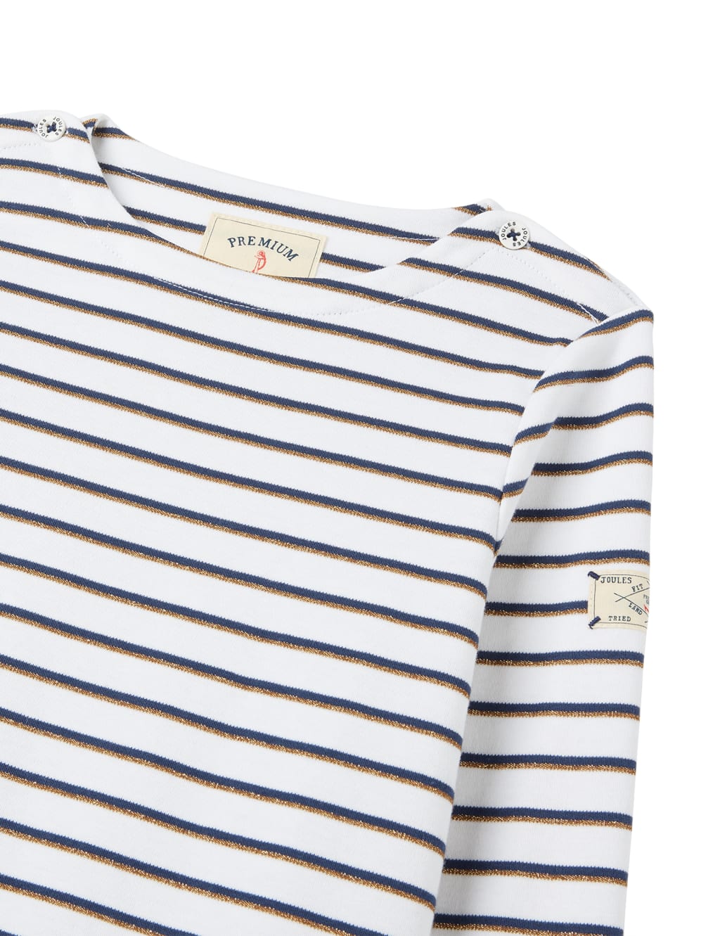 Pure Cotton Striped Top (2-12 Yrs) image 2