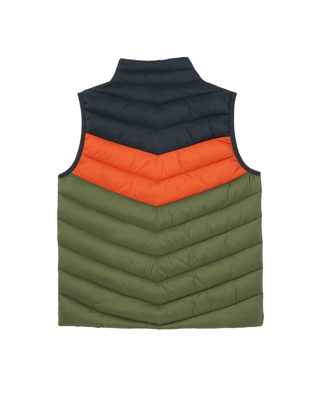 Packable Padded Striped Gilet (2-12 Yrs) image 3