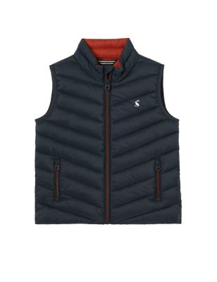 Joules Boys Packable Padded Gilet (2-12 Yrs) - 7y - Navy, Navy