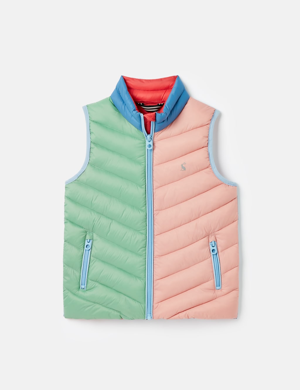 Padded Colour Block Gilet (2-12 Yrs)