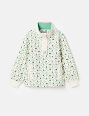 Joules Girl's Cotton Rich Floral Sweatshirt (2-12 Years) - 10y - Multi, Multi