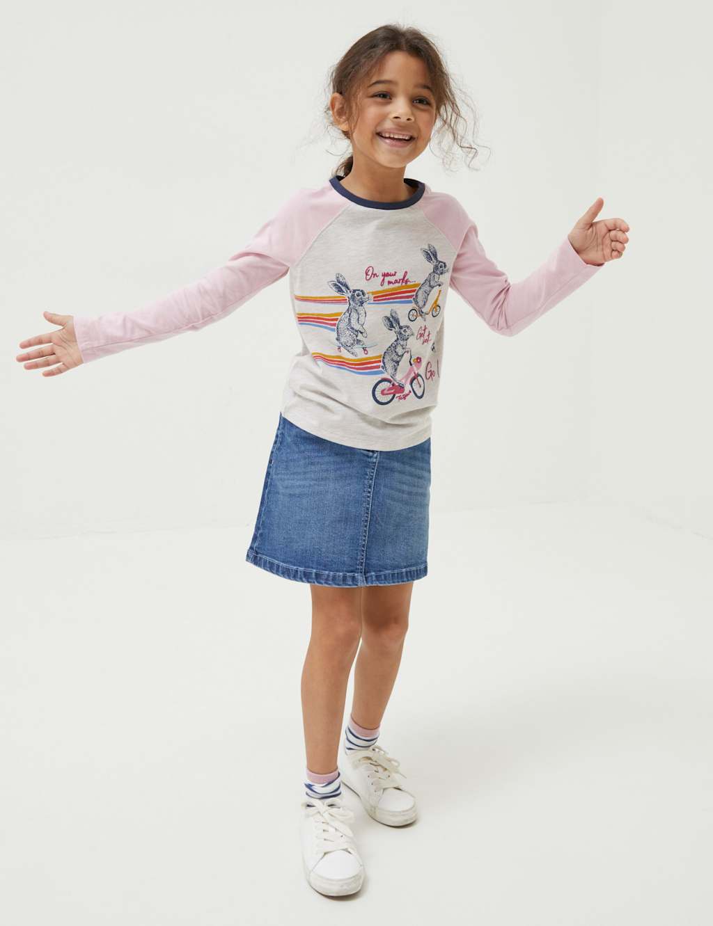 Pure Cotton Bunny T-Shirt (3-13 Yrs) image 1