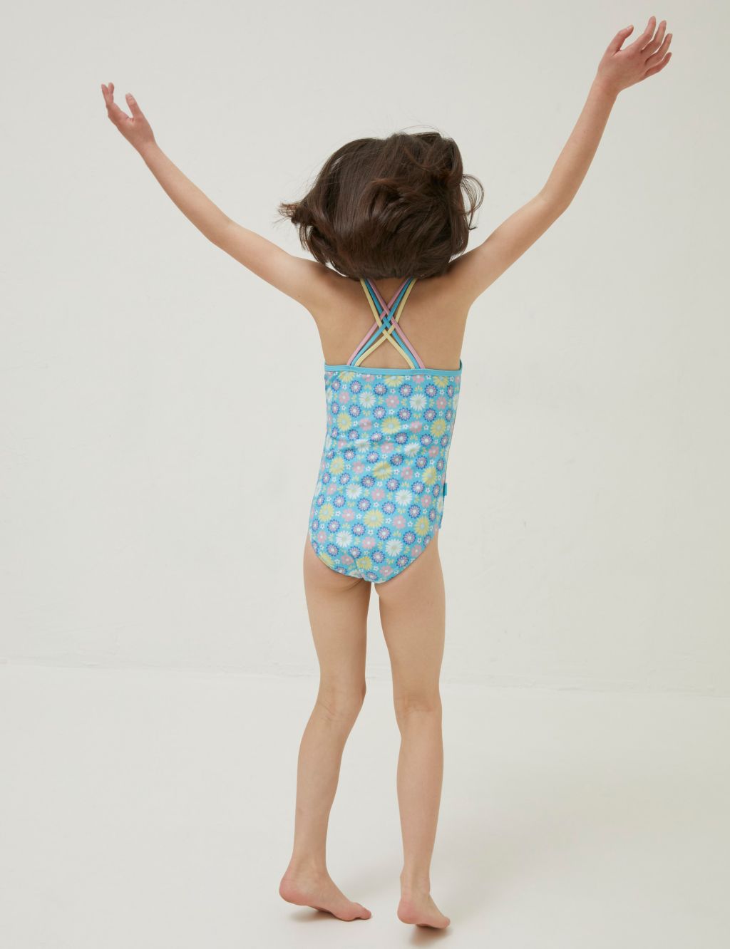Floral Print Swimsuit (3-13 Yrs) image 2