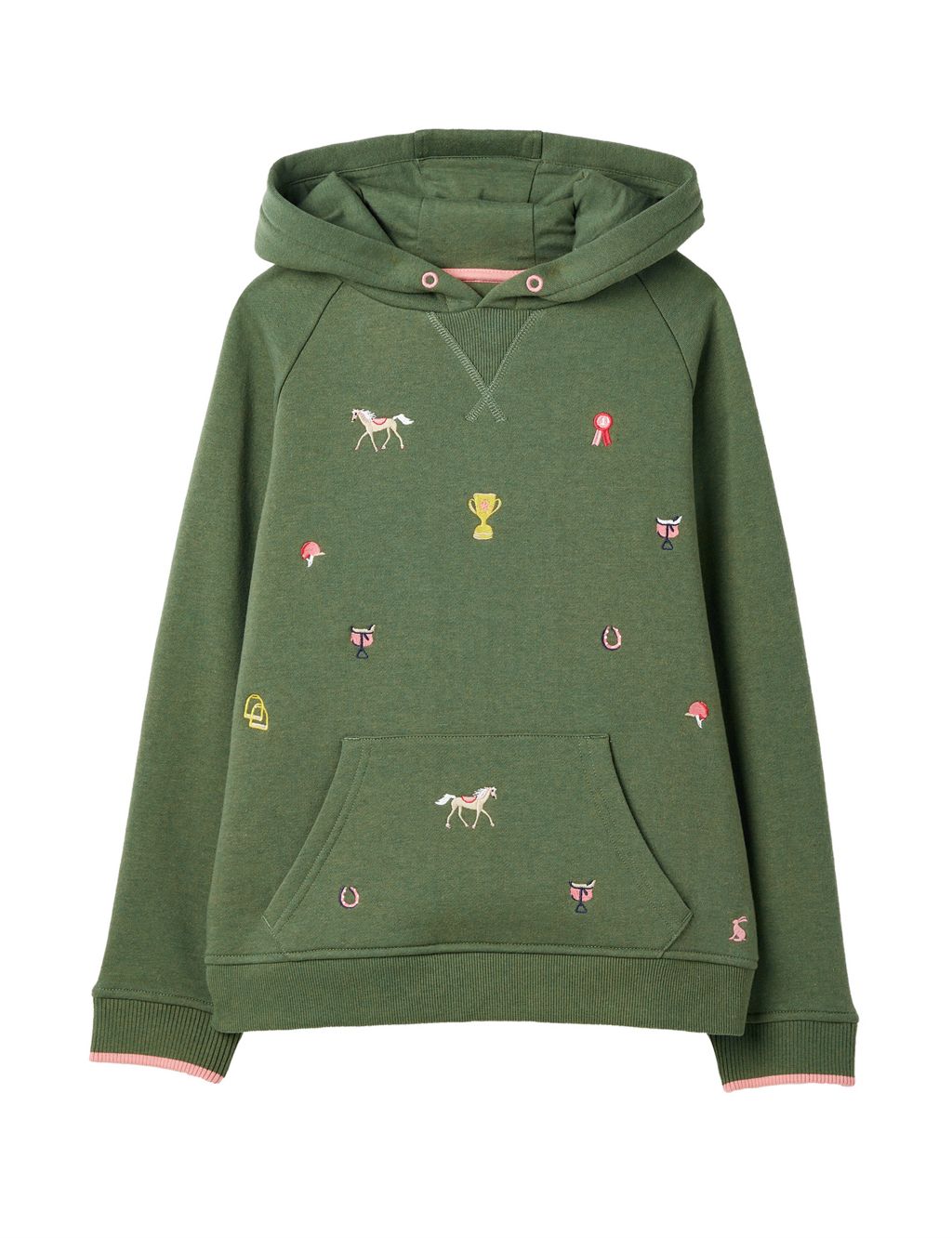 Cotton Rich Horse Embroidered Hoodie (2-12 Yrs)