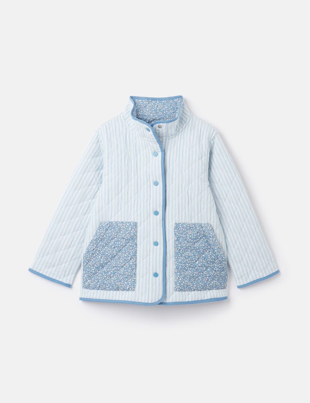 Pure Cotton Striped Jacket (2-12 Yrs)