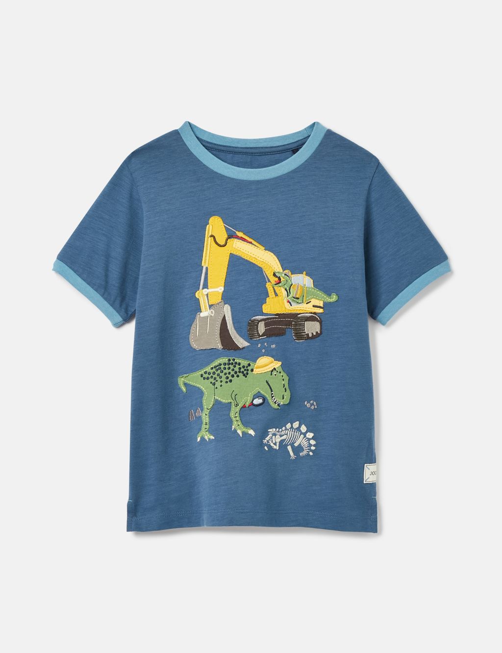Pure Cotton Applique Dinosaur T-Shirt (2-8 Yrs)
