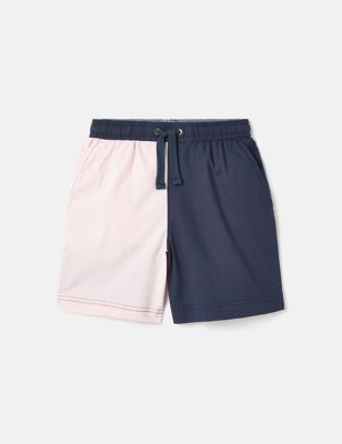 Joules Boys Cotton Rich Chino Shorts (3-12 Yrs) - 3y - Pink Mix, Pink Mix