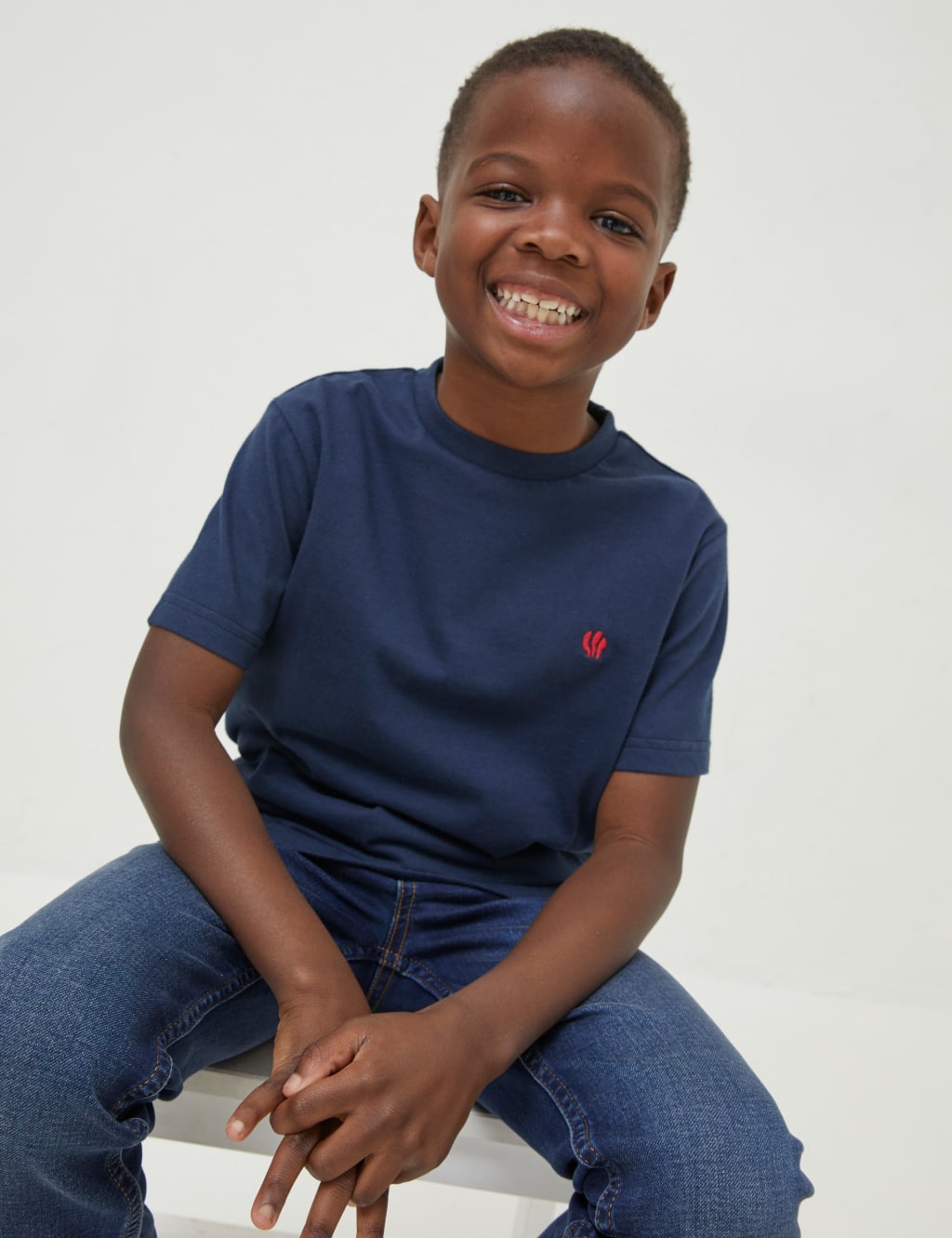 3pk Pure Cotton T-Shirts (3-13 Yrs) image 1