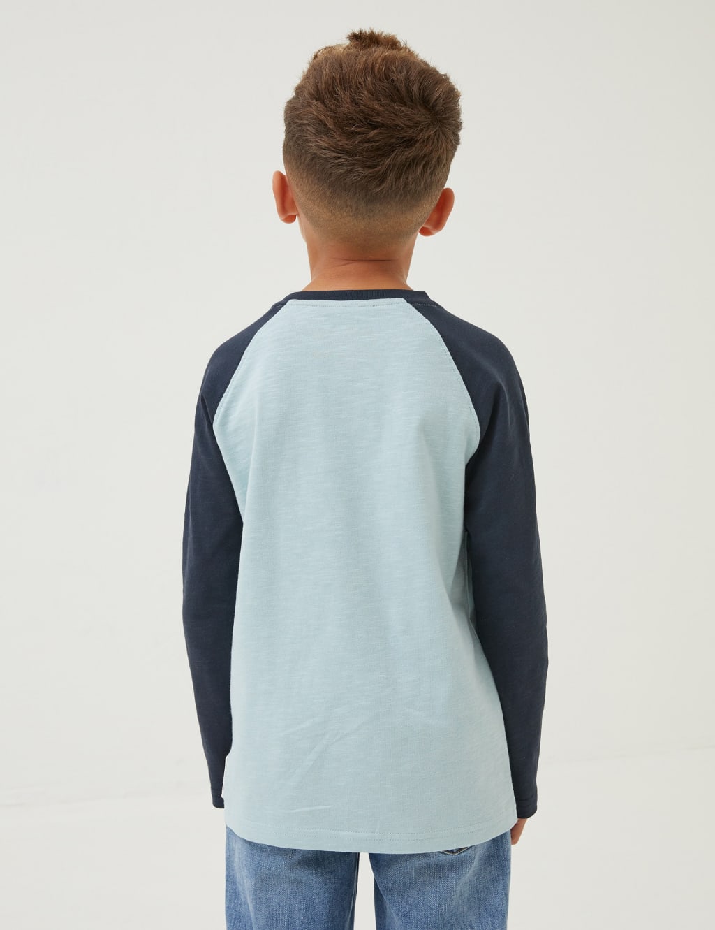 Pure Cotton Striped Bike Print T-Shirt (3-13 Yrs) image 2