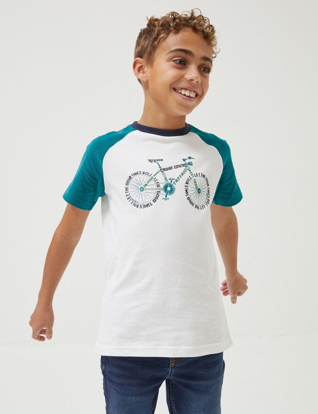 Pure Cotton Bike Graphic T-Shirt (3-13 Yrs) image 1