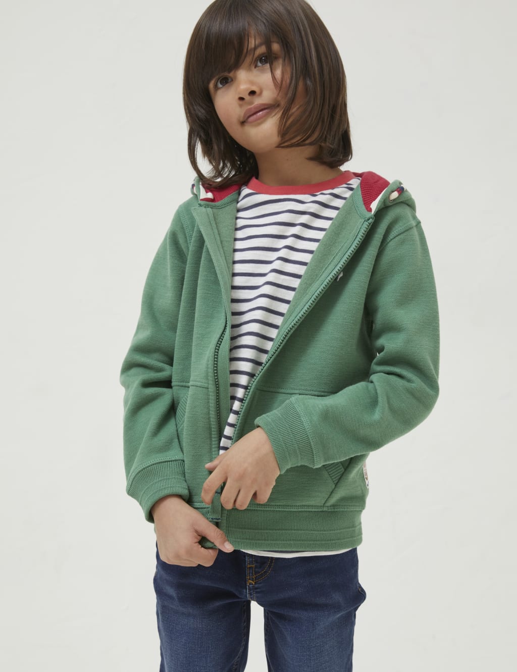 Cotton Rich Dinosaur Teeth Hoodie (3-13 Yrs) image 1