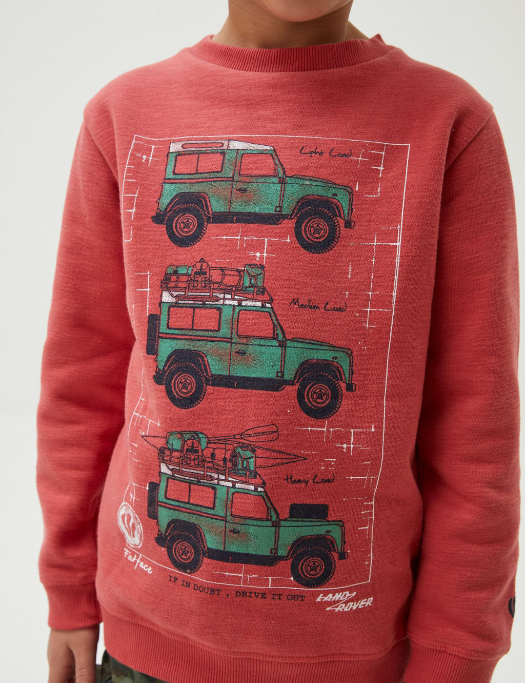 Cotton Rich Land Rover™ Sweatshirt (3-13 Yrs) image 3