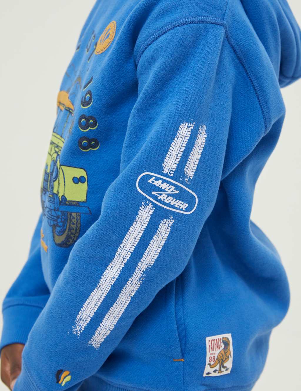 Cotton Rich Land Rover™ Hoodie (3-13 Yrs) image 2