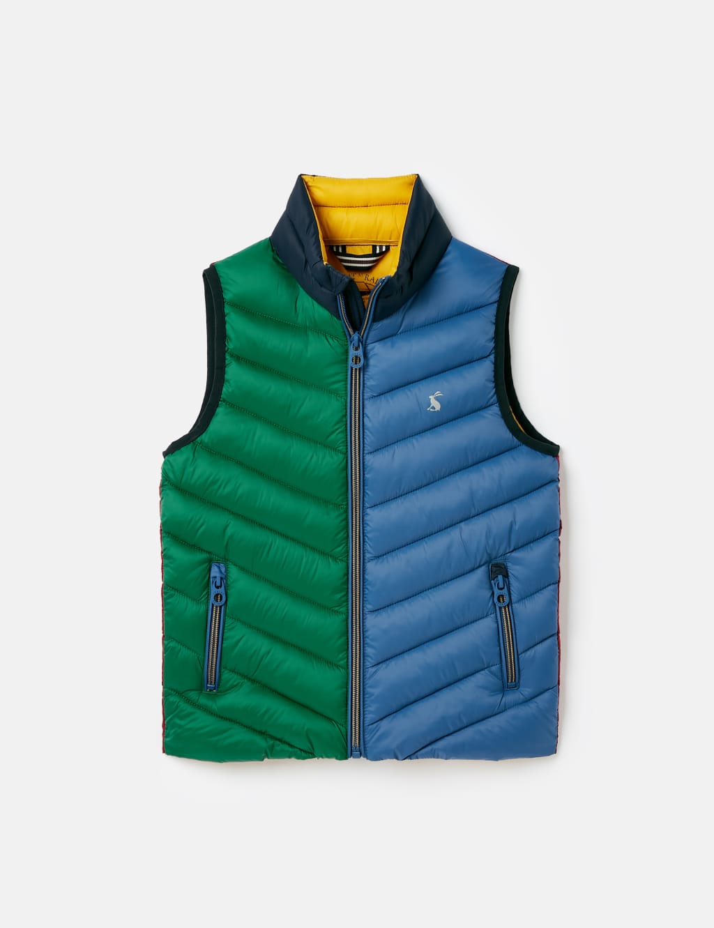 Colour Block Padded Gilet (2-12 Yrs)