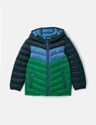 Joules Boy's Colour Block Padded Coat (2-12 Yrs) - 3y - Navy Mix, Navy Mix