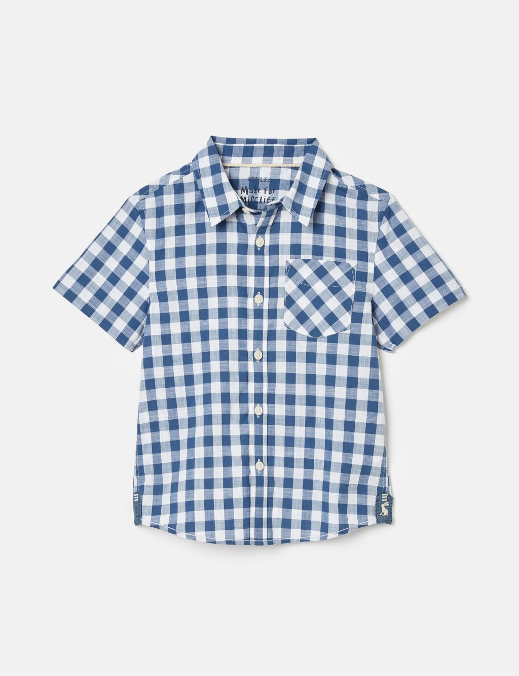 Pure Cotton Checked Shirt (2-12 Yrs)