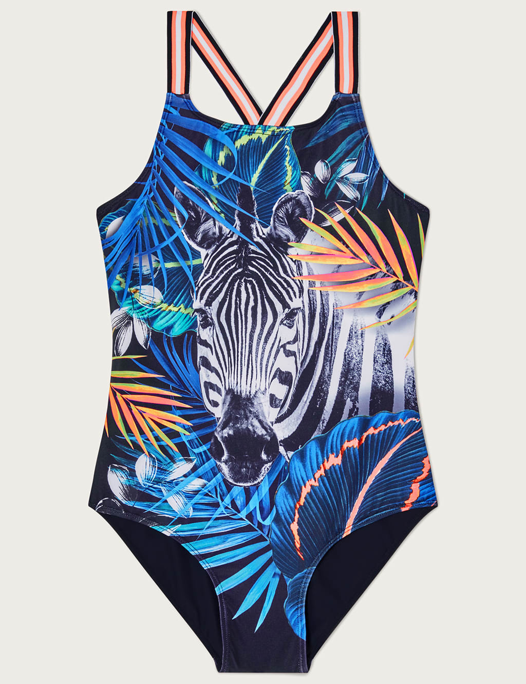 Zebra Print Swimsuit (7-15 Yrs) image 1