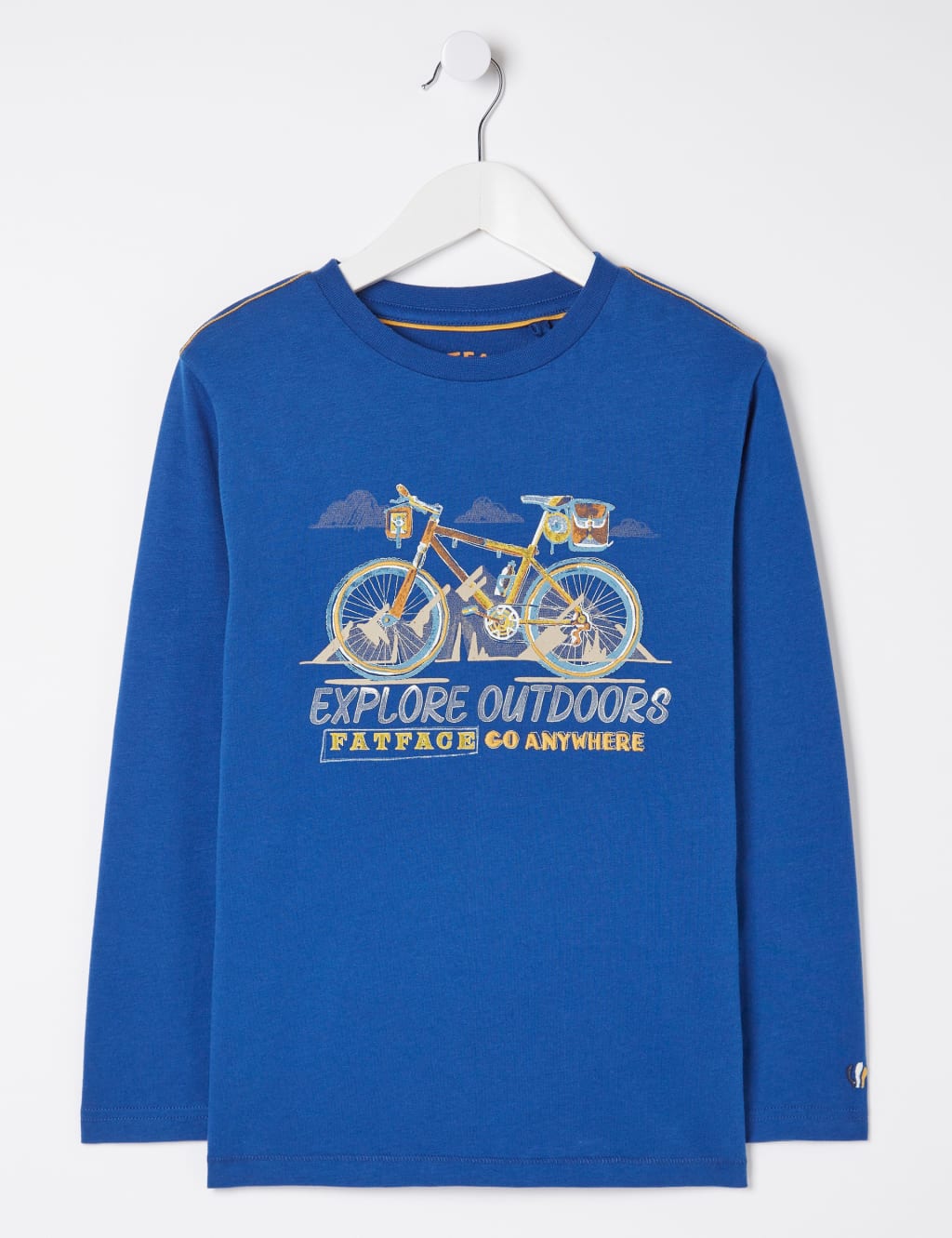 Pure Cotton Bicycle Graphic Top (3-13 Yrs) image 2