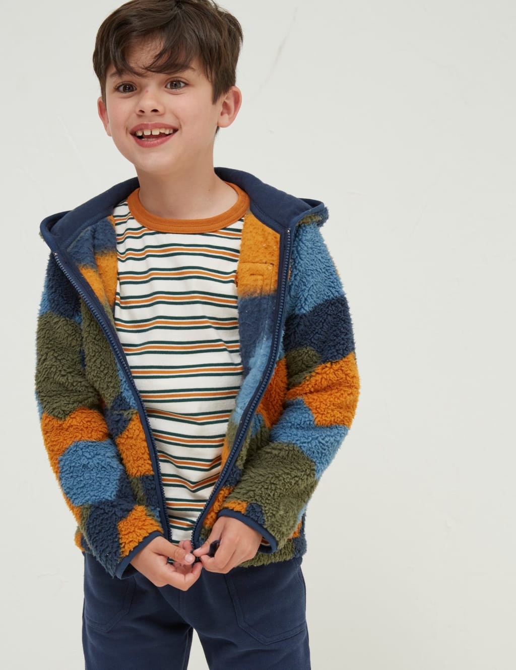Camouflage Fleece Zip Hoodie (3-13 Yrs) image 1