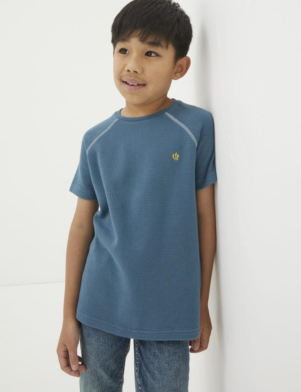 Pure Cotton Patterned T-Shirt (3-13 Yrs) image 1