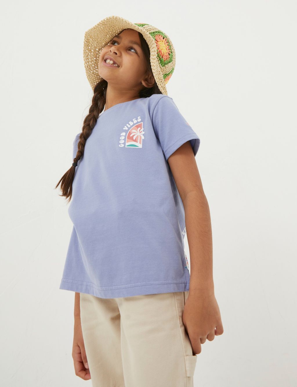Pure Cotton Good Vibes T-Shirt (3-13 Years)