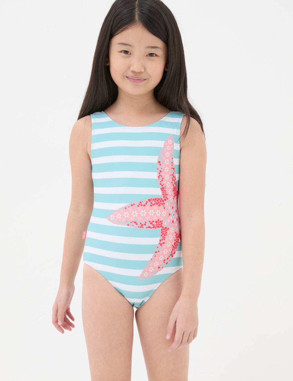 Starfish Striped Swimsuit (3-13 Yrs)