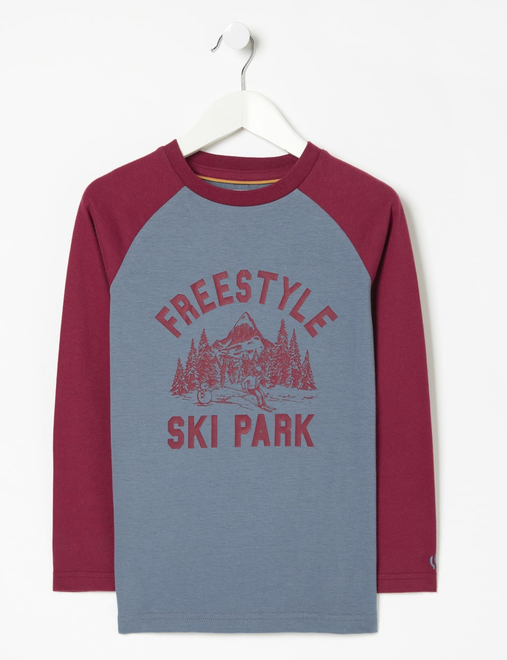 Pure Cotton Ski Graphic T-Shirt (3-13 Yrs) image 2