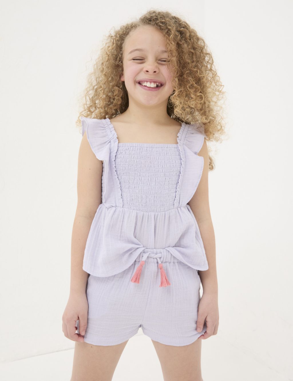 Pure Cotton Top and Shorts Outfit (3-13 Yrs)