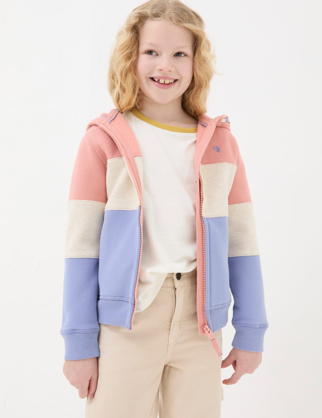 Cotton Rich Colourblock Hoodie (3-13 Yrs)