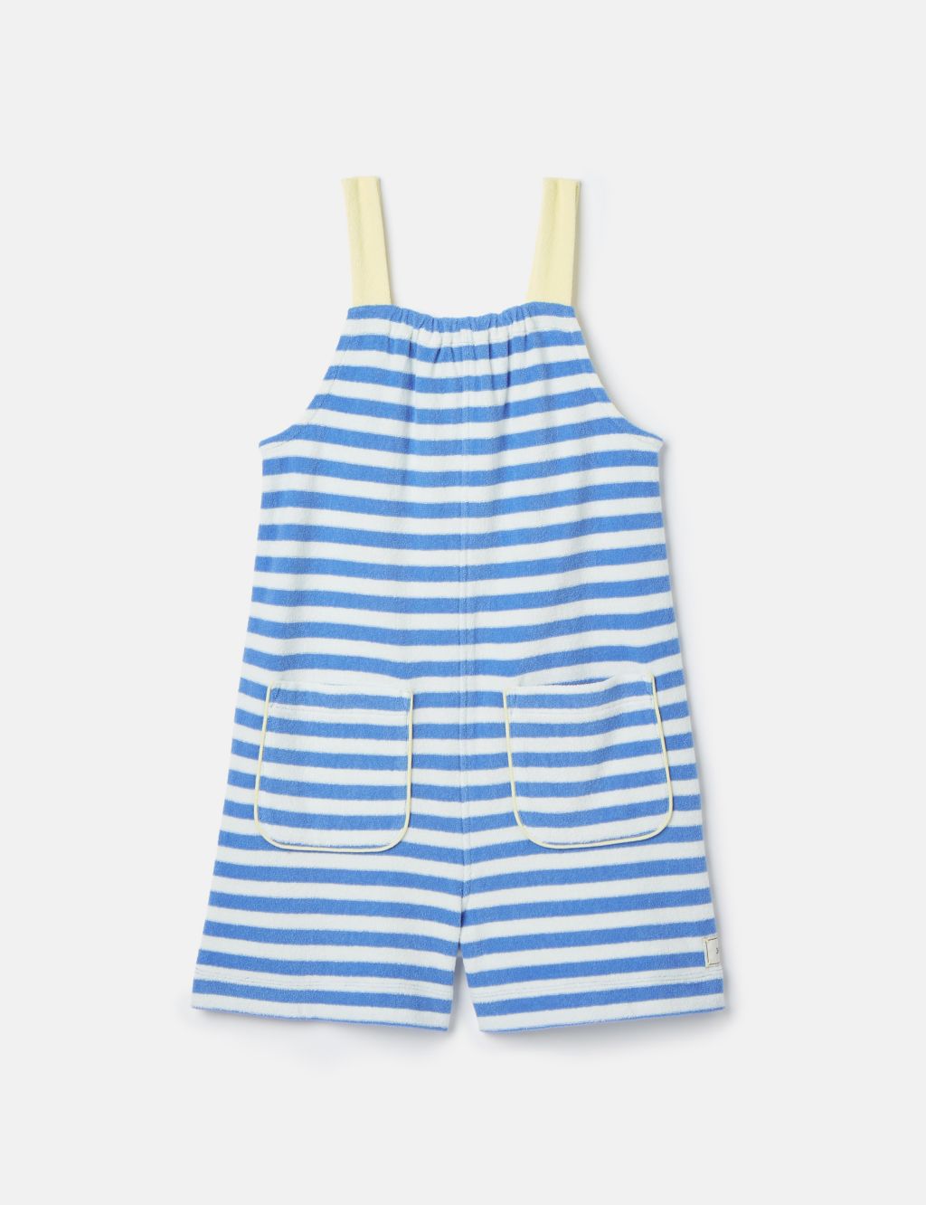 Pure Cotton Towelling Striped Playsuit (2-6 Yrs)