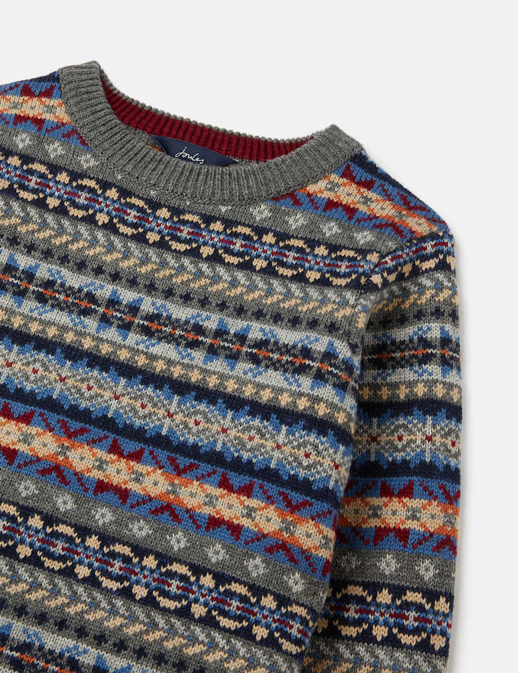 Cotton Blend Fair Isle Jumper (1-12 Yrs) image 2