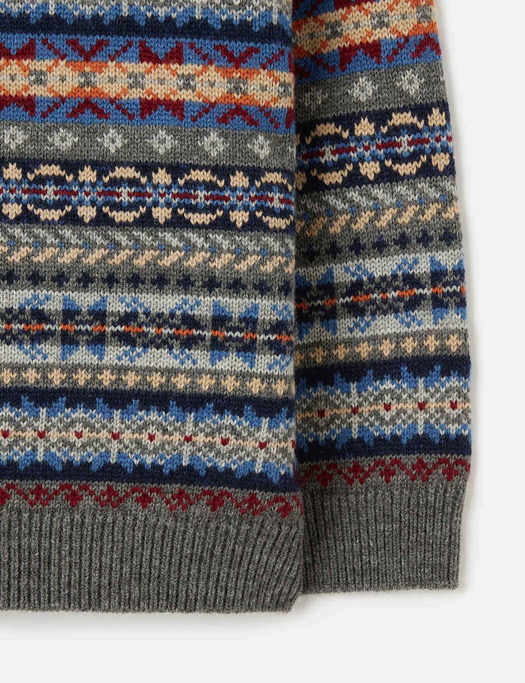 Cotton Blend Fair Isle Jumper (1-12 Yrs) image 4