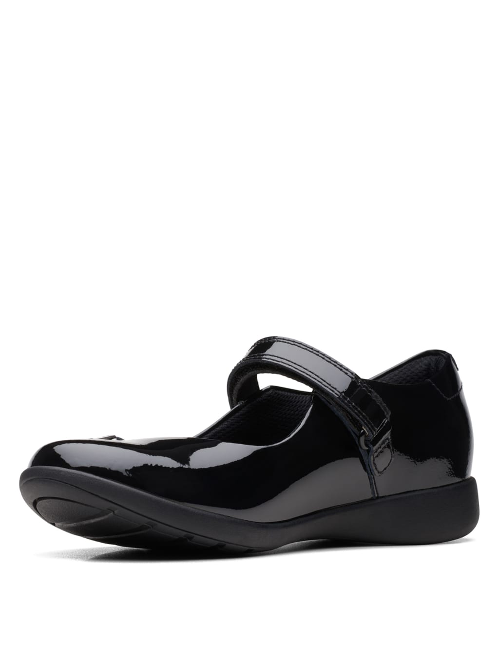 Kids' Patent Riptape School Shoes image 2