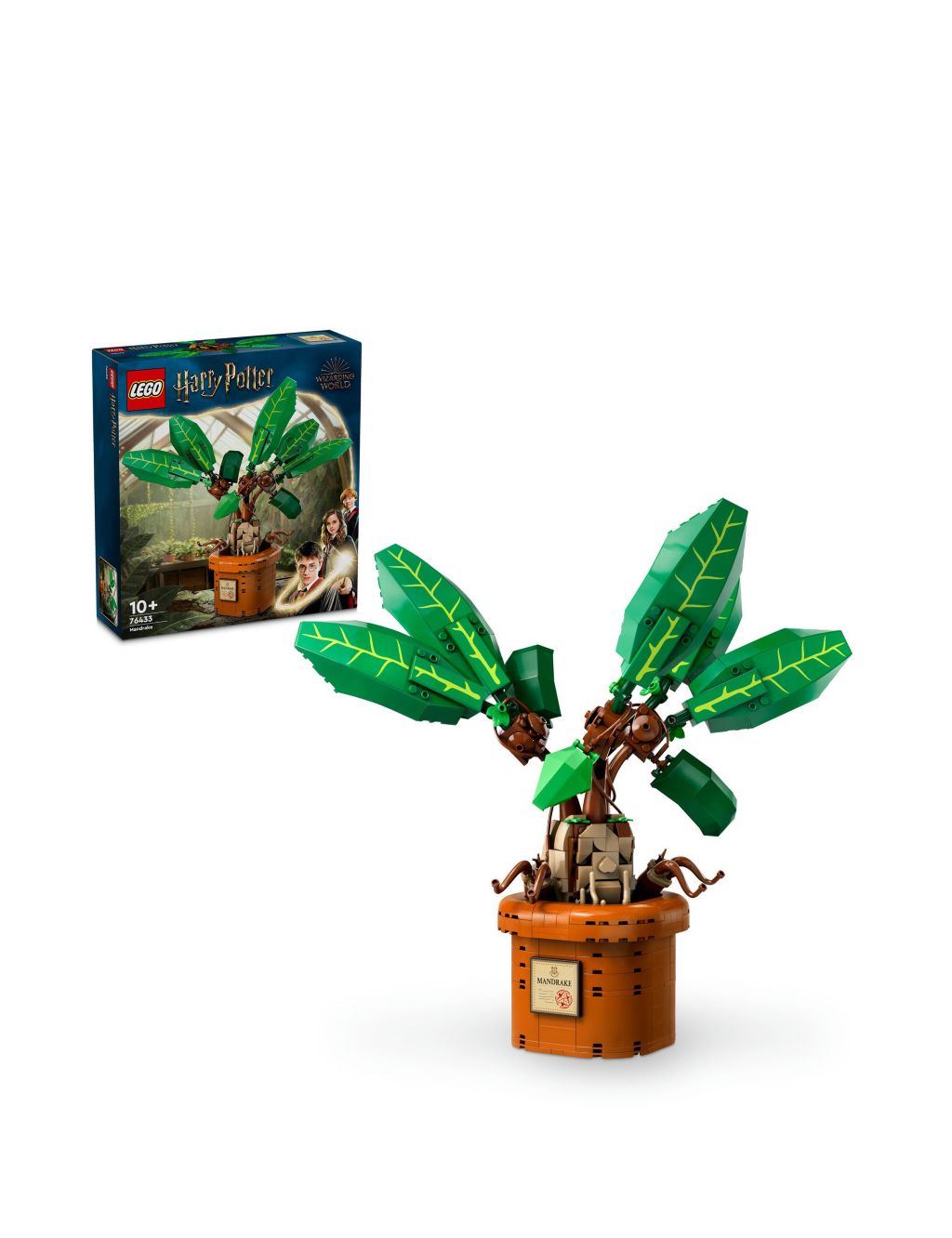 LEGO® Harry Potter™ Mandrake Plant Toy, Magical Gift 76433 (10+ Yrs)
