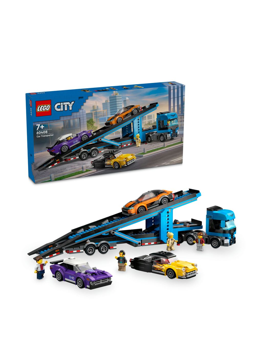 LEGO® City Car Transporter Truck with Sports Cars 60408 (7+ Yrs)