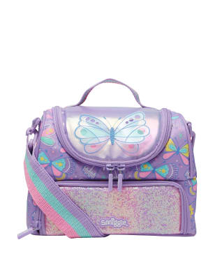 Buy Juniors Butterfly Print Lunch Bag with Detachable Strap Online