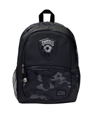 Smiggle Kid's Football Backpack (3+ Yrs) - Black, Black