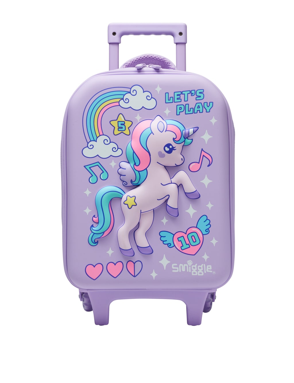 Kids' 2 Wheel Patterned Suitcase image 2