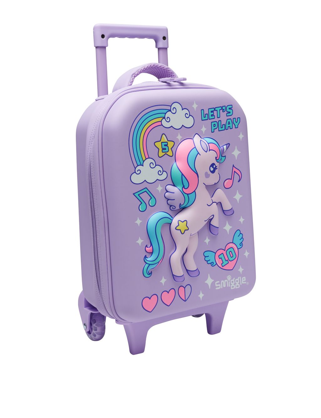 Kids' 2 Wheel Patterned Suitcase image 1