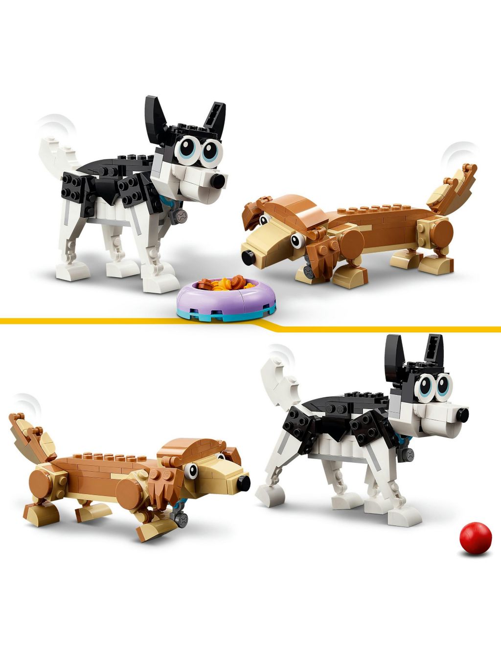 LEGO Creator 3 in 1 Adorable Dogs Animal Toys (7+ Yrs) image 4